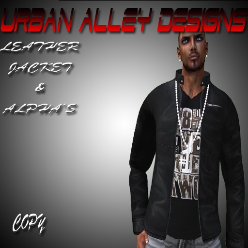 UAD Mesh Leather Jacket Black