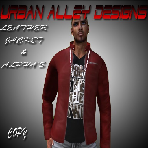 UAD Mesh Leather Jacket (Red)