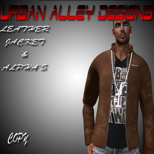 UAD Mesh Leather Jacket (Lt. Brown)