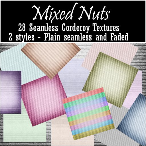 MN - Corderoy Fabric Texture set Full Perms
