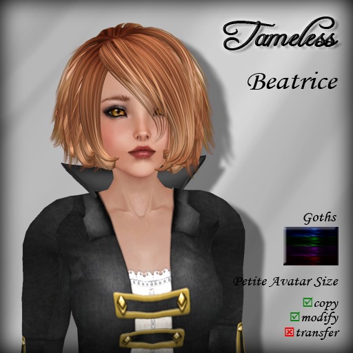 Tameless Hair Beatrice (petite) - Goths