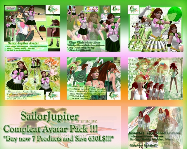 SAILORJUPITER COMPLEAT AVATAR PACK