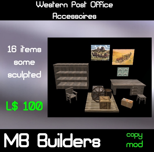 Western Post Office Accessoires