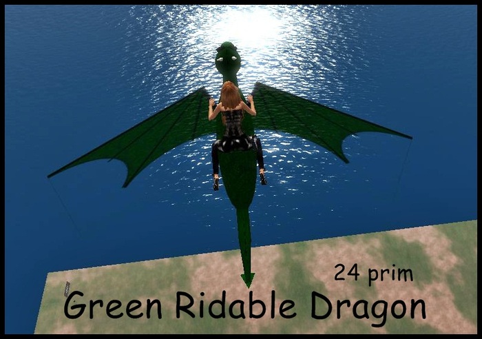 Green Ridable Dragon