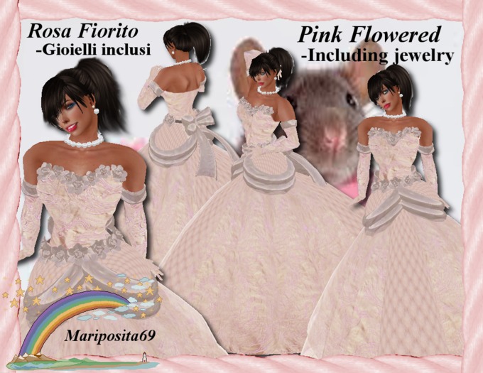 Pink Flowered (Rosa Fiorito) 