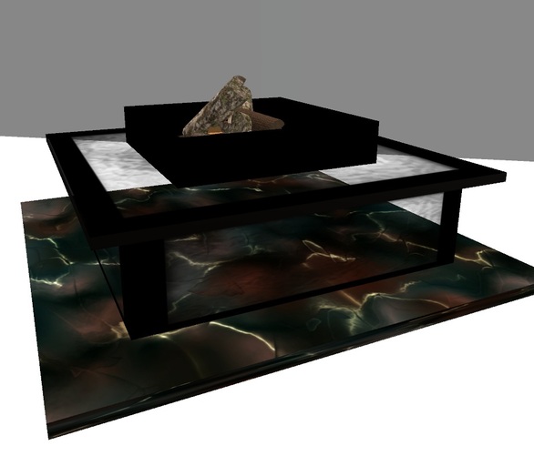 fire table v1 BG marble