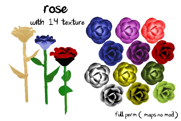 *Diesel Magic* rose sculpt maps with texture