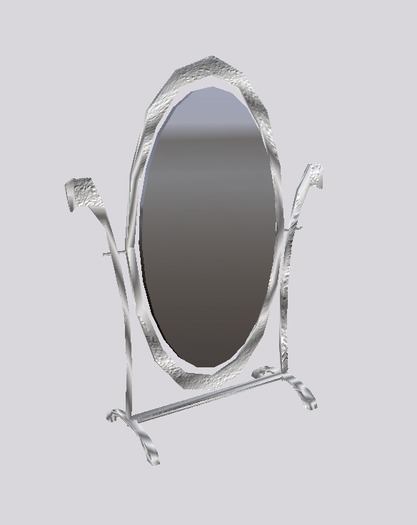 Silver Mirror 2 prims by Rita Munro