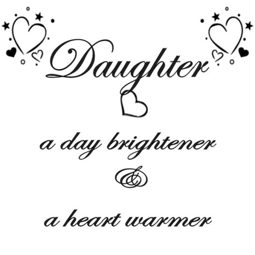 Daughter Bright & Warm Wall Art