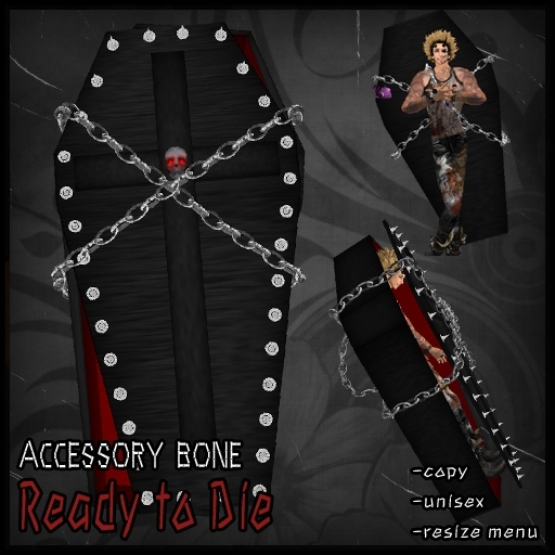 accessory bone A:B Ready to Die Goth, Punk, Voodoo, Rocker style