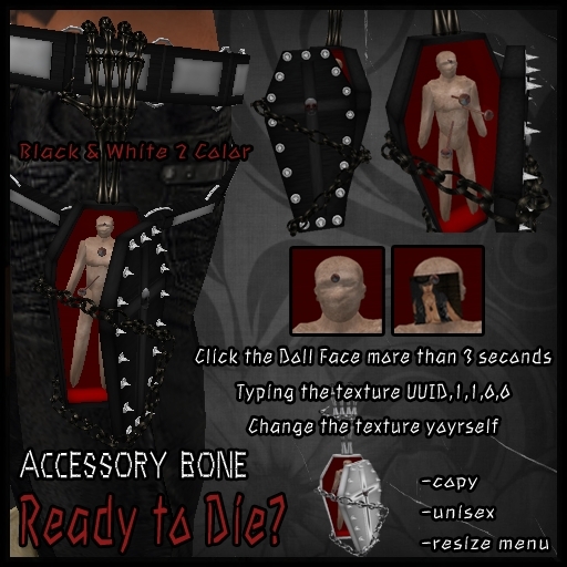accessory bone A:B Ready to Die? Goth, Punk, Voodoo, Rocker style