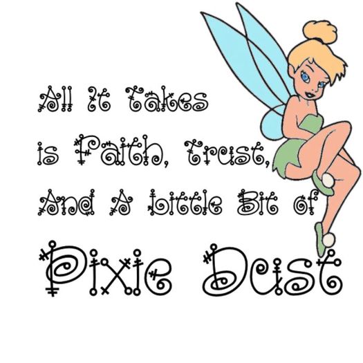 Faith Trust Pixie Dust Wall Art - Color