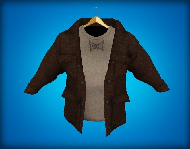 R&R Mesh brown jacket
