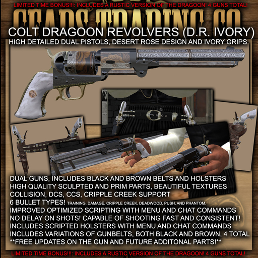 Colt Dragoon (Desert Rose Ivory Edition)