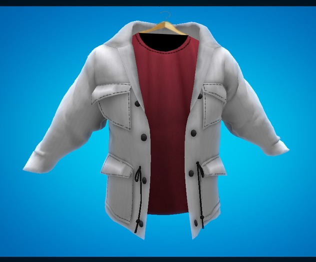 R&R Mesh white jacket