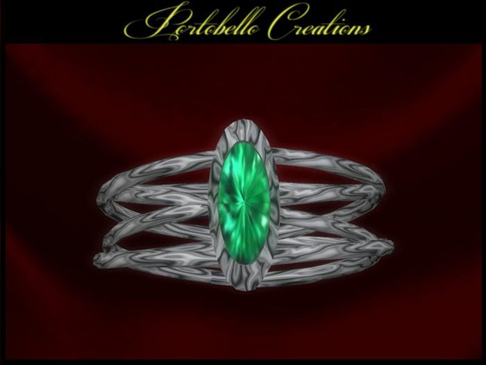 Emerald ring dark * PORTOBELLO *