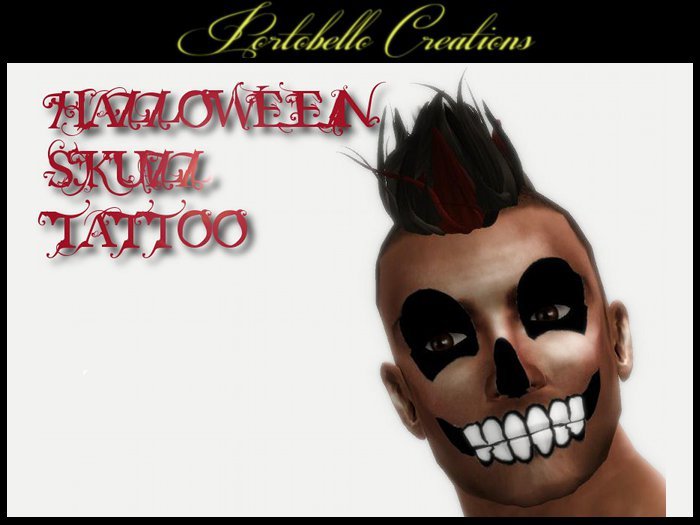 Halloween Skull Tattoo