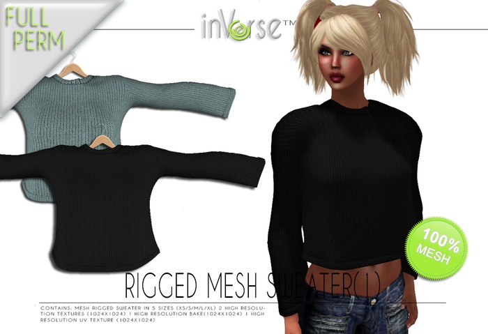 ☰ inVerse ☰ Full perm rigged sweater (1) 