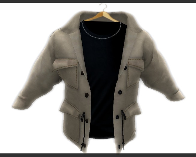 R&R Mesh beige jacket