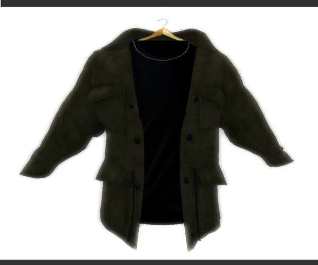 R&R mesh green jacket