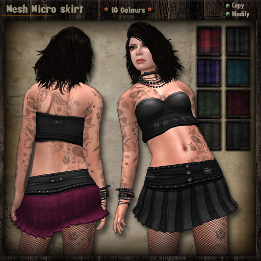 DN Mesh - MicroSkirt [DEMO]