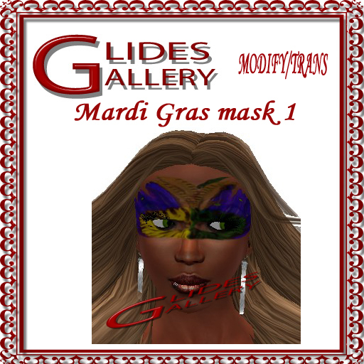Mardi Gras mask 1