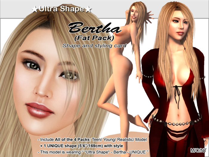 *Ultra Shape* Bertha - Fat Pack