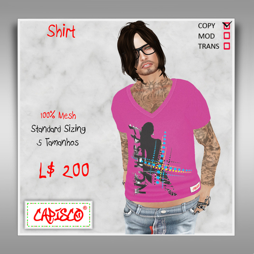 SHIRT PINK  CAMISA  MESH