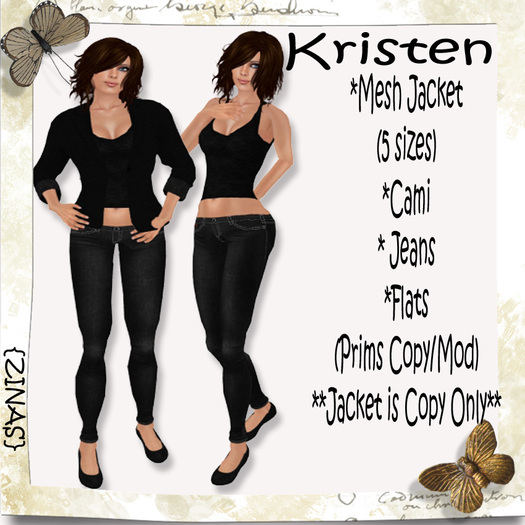 {ZINAS} Kristen ~Black~