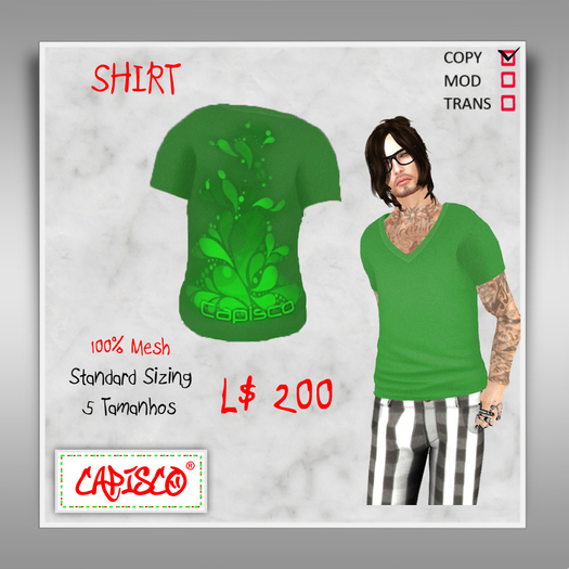 SHIRT GREEN   