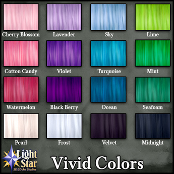 Second Life Marketplace Lightstar Hair Jasper Vivid Colors
