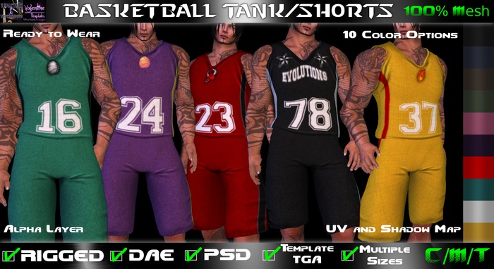 EVO -VT MESH* Basketball Shorts & Tank 