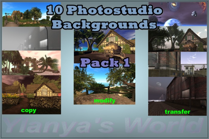10 Fullperm Fotostudio Hintergründe- Pack 1 (MPE)