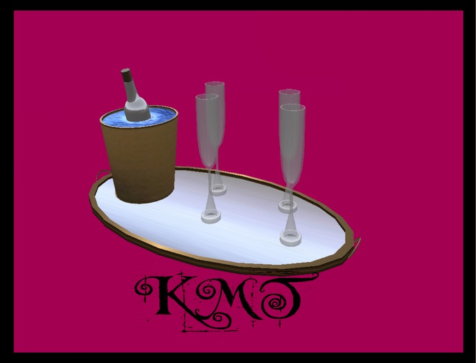 .:::K,M,T:::.Sculptz Champagne Tray Full Perms 