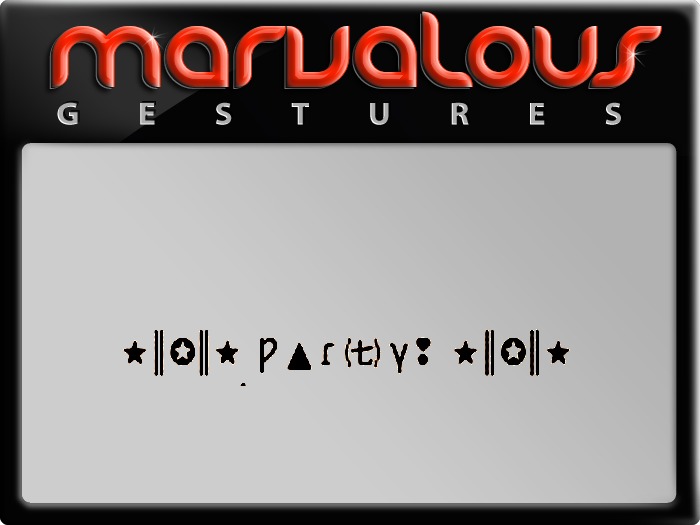 PARTY!* GESTURE