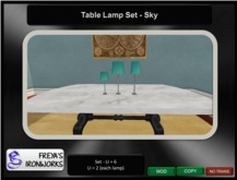 Sky Table Lamp Set - Freya's Ironworks