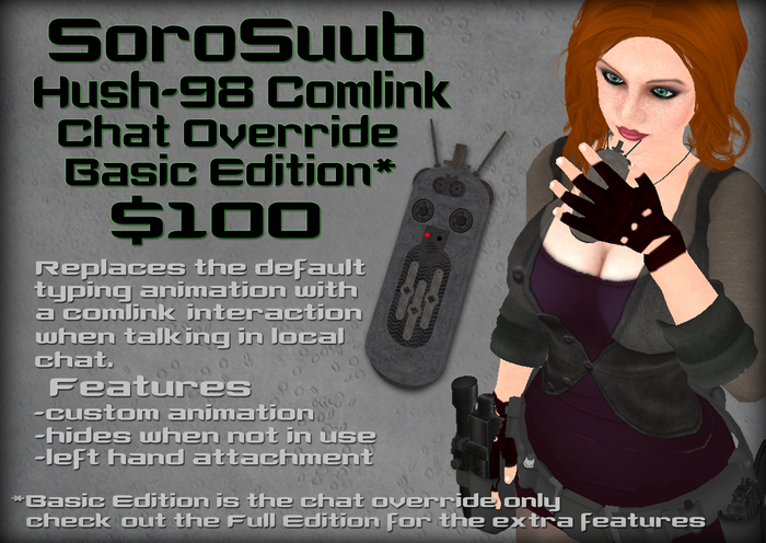 Second Hand Droids - SoroSuub Hush-98 Comlink - Basic