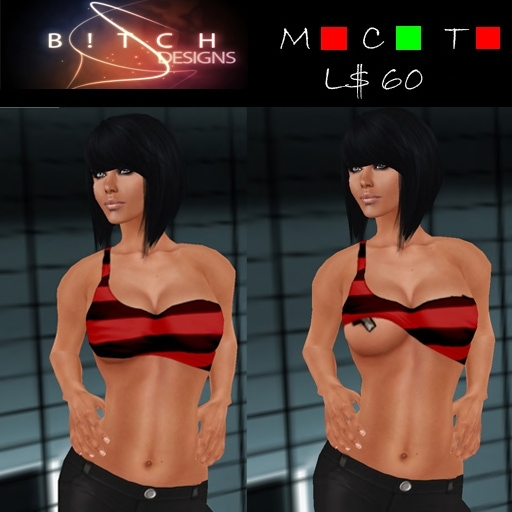 e.one Lifted Top Red Stripe
