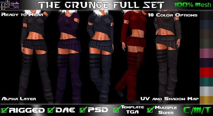 *EVO VT MESH* Grunge Full Set 