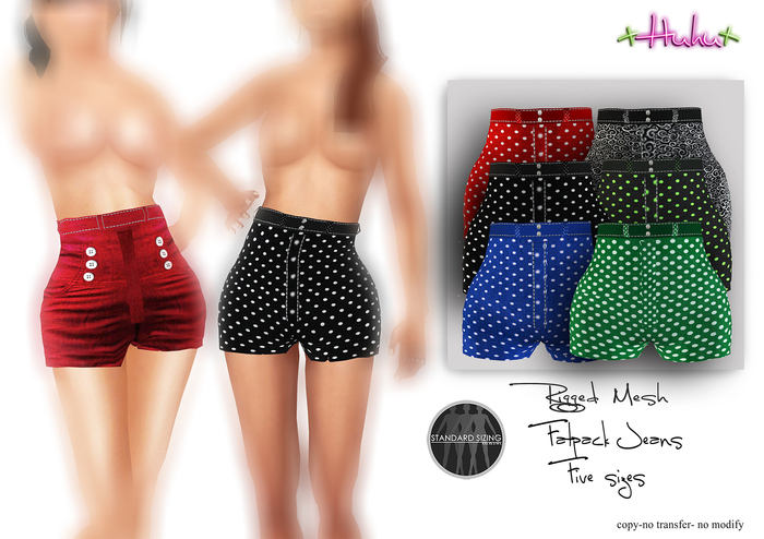+HUHU+ Pin Up Pants Dots Fatpack