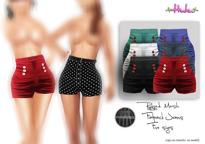 +HUHU+ Pin Up Pants Jeans Fatpack