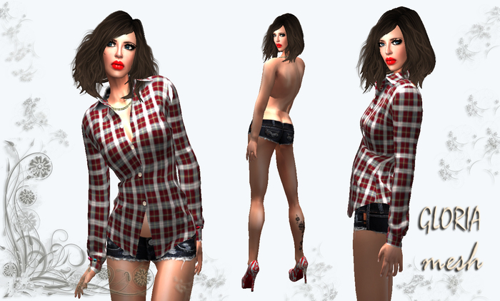 GLORIA Boyfriend shirt Mesh Promo!!