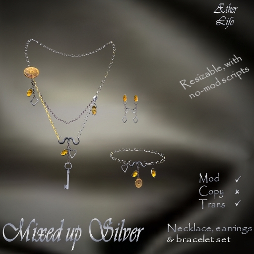 AEther Mixed up - silver set