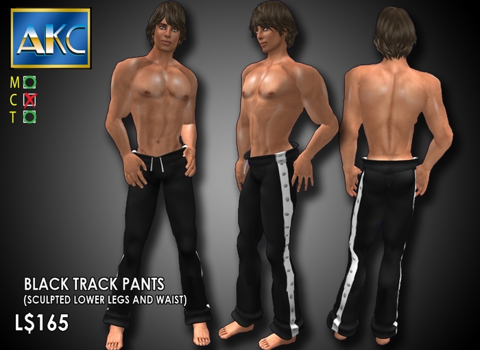 AKC Black Track Pants Bag
