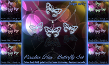 {Paradise Kiss} Butterfly jewelry set