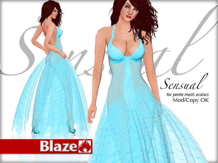Blaze* Sensual Gown for ~petites~ Torquoise