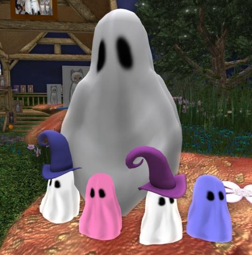 4 Ghost Halloween Pedigrees