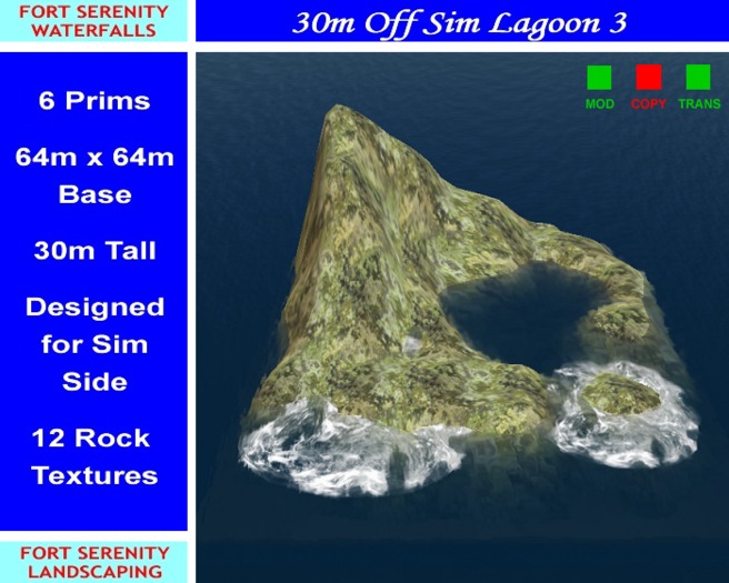 Off Sim - 64m x 30m Off Sim Lagoon 3 (v9.3c) Box
