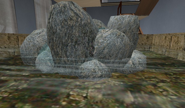 ~FT ~ square fountain with splash water- BOX