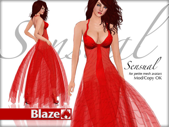 Blaze* Sensual Gown for ~petites~ Red